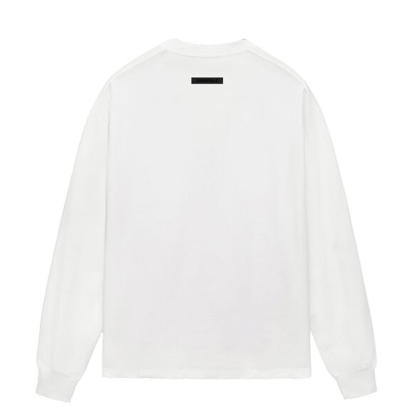 ESSENTIALS 3D Silicone Lettering Long Sleeve T-Shirt - Picture 2 of 2